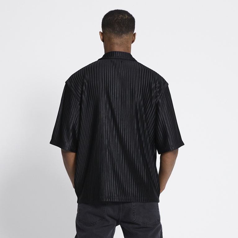 Kortärmad skjorta "Smith pleated"